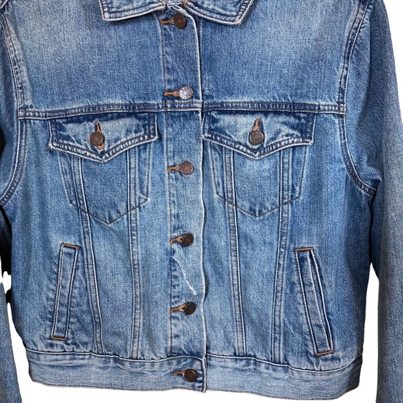 Embroider Denim Jacket Flamingos Size Medium BDG - Picture 5 of 10